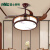 雷士照明（NVC）led餐厅风扇灯中国风卧室家用新中式遥控隐形一体风扇灯 01