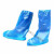千井一次性鞋套防水雨天加厚长筒养殖场靴套防滑户外漂流耐磨塑料脚套 (透明)10只长筒