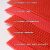 稳斯坦 S型PVC镂空地毯 4.5厚1.8m宽*1m红色 塑胶防水泳池垫浴室厕所防滑垫 WL-132