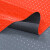 达居匠 防滑加厚PVC地垫入户门防水脚垫隔水门垫  红色2.5mm厚2.0米宽1米长 