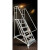 德银不锈钢登高车铝合金脚踏步台阶梯阁楼子工程爬梯凳仓库脚手取货架 2步600mm(载重225KG)