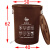 上海垃圾分类垃圾桶大号干垃圾湿垃圾户外圆形咖啡色棕色厨房物业Y80951 棕色100升湿垃圾有盖