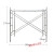 定制镀锌脚手架活动梯形架移动建筑龙门脚手架1.71.9米工地 1.7米高2.5厚方管踏板