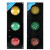 定制适用滑触线电源指示灯三色灯起重机行车天车信号灯HXC-50滑线指示灯 灯口直径150 平板款