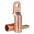 OLKWL（瓦力）150平方电缆铜鼻子接塑壳断路器专用紫铜线耳小头短款22毫米M10孔 DT-2-150XD