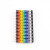 稳斯坦 卡扣式彩色数字号码管 电线网线数字编号标签卡扣线标套管 4平方彩色数字0-9各一条(1套) WJL124