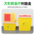 久洁方形利器盒卫生所锐器盒黄色小型废物桶医院诊所科室3L