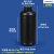 水杉加厚水溶肥塑料密封瓶样品包装瓶分装瓶带盖化工瓶试剂瓶 1000ml（黑色）