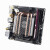 定制一体机1U 超薄ITX 工控机散热器115X 1200CPU风扇铜热管 PWM温控 迈度39 灰色HX6200D黑色