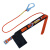 户外高空安全带防坠落安全绳单腰保险带电工爬杆带简易安全带 大钩普通款(绳长3米)