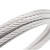 海斯迪克 304不锈钢钢丝绳 吊绳安全牵引钢丝绳 承载绳 7*19结构 4mm(1米价) HKA-83