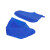 大杨769雨鞋套硅胶 蓝色 XL加大码 防滑加厚耐磨男女成人雨天防护鞋套 定制