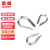 俱威 鸡心环304不锈钢钢丝绳保护套三角环 JM-1108H M16（1个）