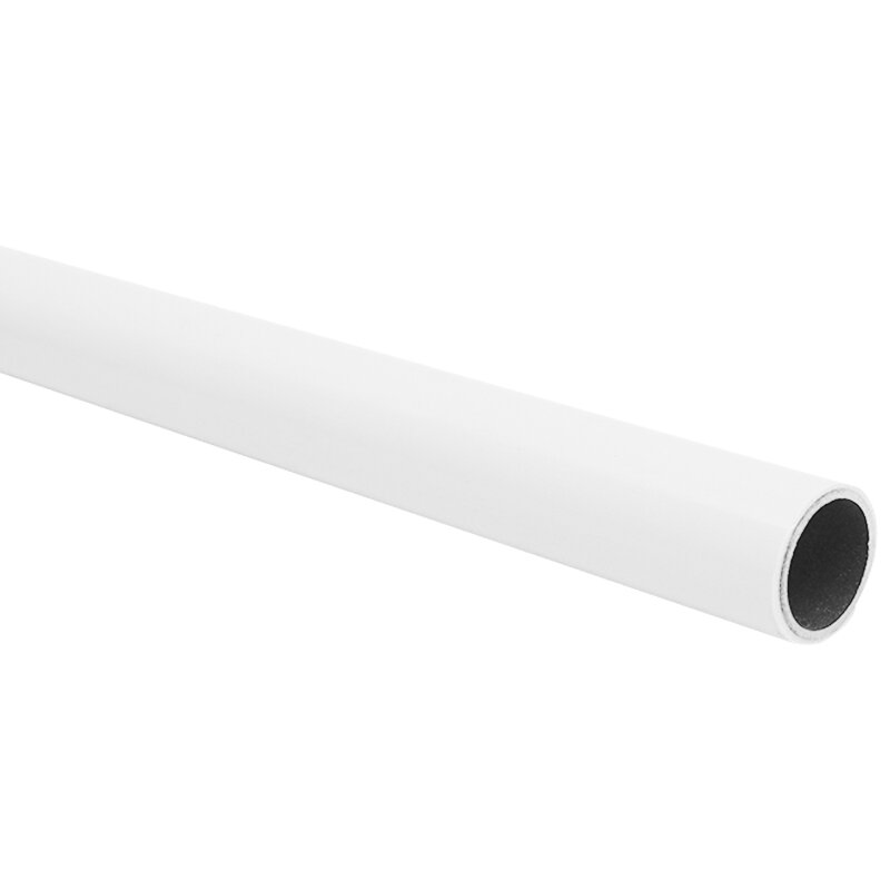 誉力 精益管28mm货架子线棒管钢塑复合管工作台配件 白色 2.0mm×4米/根