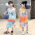 儿童篮球服套装男童夏季中小学生训练球衣团购潮流运动服装速干 YDZX-短袖073款黄色 16码/90-100cm