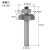 倒角刀木工铣刀开槽刀具修边机刀头双R线刀倒角刀雕刻机锣刀 1258