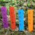 安赛瑞 一字型加厚PP标签（500个）园艺标签一字型插地标签PP塑料标签 红色 10×2cm 530282