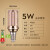照明led玉米灯泡e27e14螺口节能灯泡吊灯替换三色光蜡烛尖泡 [E14螺口玉米泡]5W 暖白