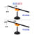 高中物理架起电教学仪器旋转03013初摩擦教学仪器实验器材 旋转架一对+玻棒和胶棒