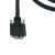 渤海USB3.0A公转Micro B工业相机数据线带锁国产线缆大恒灰点映美精相机连接线现货定制 黑色静态线 4.8米