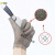 不锈钢钢丝手套防切割电锯屠宰裁剪验厂金属安全工业防割5级手套 五指EVA腕带(单只) XS