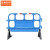 京洲实邦 工地围挡塑料道路移动胶水马施工栅栏1350*900CM 材质塑料蓝色 5.2—5.4KG