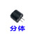 12*9.5mm 有源蜂鸣器分体一体 3V 5V 12V直流长声 12095 TMB12A05 12V 一体黑标普通