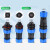 航空插头 IP68免焊接螺丝接线接头防水连接器航空插头插座公母对接2-3-4芯MYFS SP21直头对接-4芯