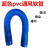 初构想（CHUGOUXIANG）PVC蓝色通风管橡胶软管吸尘排尘管 塑料波纹管工业软管排尘伸缩管 200mm