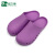 品之德 手术鞋实验室洞洞鞋轻便防滑工作拖鞋 包头护趾透气防臭 紫色 37-38 