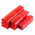 益美得 ZB-565 红色塑料背心袋 手提式一次性水果蔬菜包装方便袋超市购物打包袋 加厚65*97（50只）
