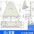 定制镀锌铁板支架防锈底座滑轮架三角架L型固定滚动吊轮轴承滑轮底座 L型6%23支架1片