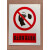 南方电网电力安健环铝板反光搪瓷安全警示牌标识杆号牌标示牌定制 禁止抛物 32x40cm
