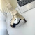川布中国人民邮政针织包针织编织手提手拎包女大容量熊猫小号包韩 条纹花白