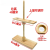 玻璃长颈短标漏斗40/50/60/75/90/100mm实验室高硼硅三角漏斗 漏斗架2孔闭合