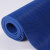 LENCUSN 蓝色S型镂空网眼地毯实心 大孔8.5mm 1.2x12米一卷 防水泳池地垫PVC塑料疏水浴室洗手间防滑垫