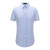 韦路堡（VLOBO word） 男士短袖衬衫 VY2201006 蓝色 S