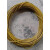 304不锈钢金黄色包胶钢丝绳百香果旗杆广告吊牌子遮阳网钢丝绳子 金色包胶直径0.6mm100米送30个铝套