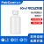 铂杰（PAKGENT）HDPE试剂瓶塑料样品瓶盖采样取样瓶小口密封瓶实验室液体分装瓶 125ML 广口琥珀色1个