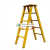 绝缘梯人字梯玻璃钢电工梯通信专用伸缩梯折叠梯防滑绝缘凳升降梯 4米人字梯