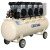 无油空压机220V气泵木工装修汽修喷漆工业级空气压缩机 白色 S1680x2-60L