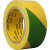 适用黄绿双色pvc警示胶带贴扁铁接地标识2/4cm厘米贴纸地面标线警戒线 宽150mm*33米/卷