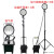 定制适用FW6101防爆移动强光工作灯6102便携式抢修应急救援泛光升降照明灯 LED 30W 24V