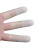 出极  切口乳胶手指套 一次性透明无尘指套 200个 单位:包 均码