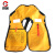 厚创 充气式救生衣 专业气胀式成人救生衣船用 CCS手动充气 黄色
