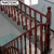 FANCYCHIC实木楼梯实木扶手护栏家用自装烤漆成品围栏栏杆中式仿古时尚新款 红木色 小柱