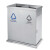和畅（HC） GPX-238 分类环保户外垃圾桶 公园小区不锈钢垃圾箱果皮桶