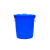 顶奈塑料水桶储水厨房发酵胶桶超大容量白桶蓄水大桶收纳桶酒店餐厅工业环卫物业垃圾桶加厚大号带盖50L蓝色