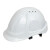 盾守ABS安全帽玻璃钢安全帽透气国标安全帽工业工地矿井建筑加厚抗冲击防砸头盔 ABS国标v型两面透气(经济款) 白色