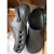 铂来西雅 工作鞋防滑防水耐油轻便鞋 有孔 单位：双 黑色 37码